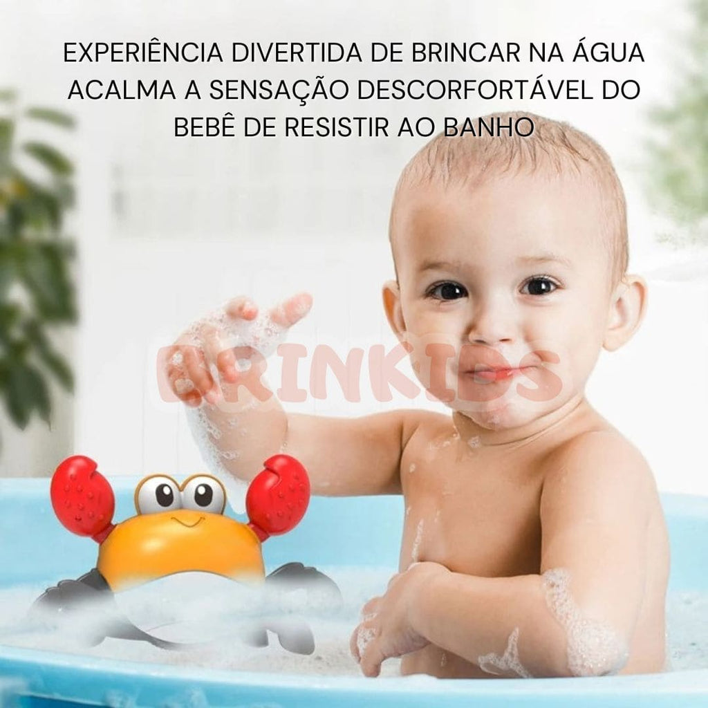 Caranguejo Fujão Interativo com Música, Luz e Movimento