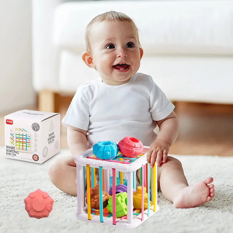 Cubo Mágico Educativo Montessoriano – Brinquedo de Aprendizagem Infantil