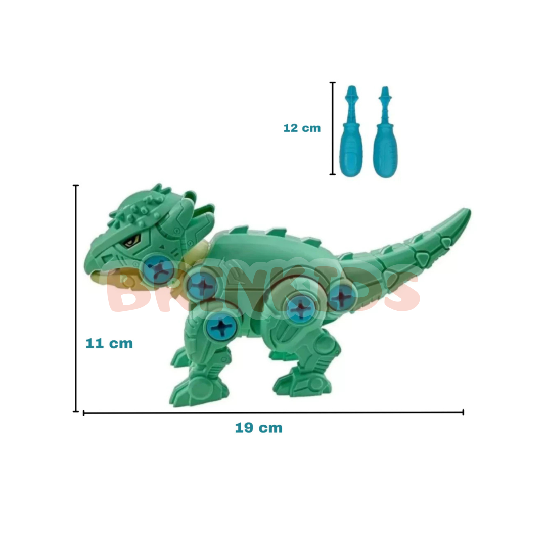 Dinossauro de Montar Infantil – Brinquedo Educativo com Parafusos + Ferramentas Grátis
