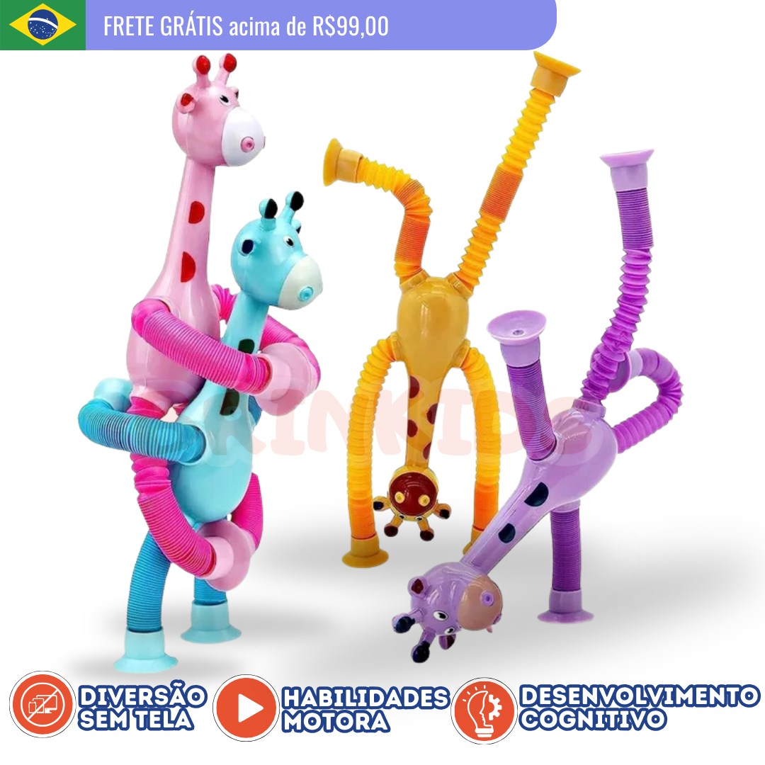 Girafas Divertidas – Gira e Estica | Brinquedo Interativo Infantil - Pague 2 Leve 4