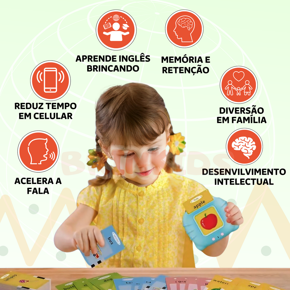 Fale Inglês Brinkids – Brinquedo Educativo para Aprender Inglês