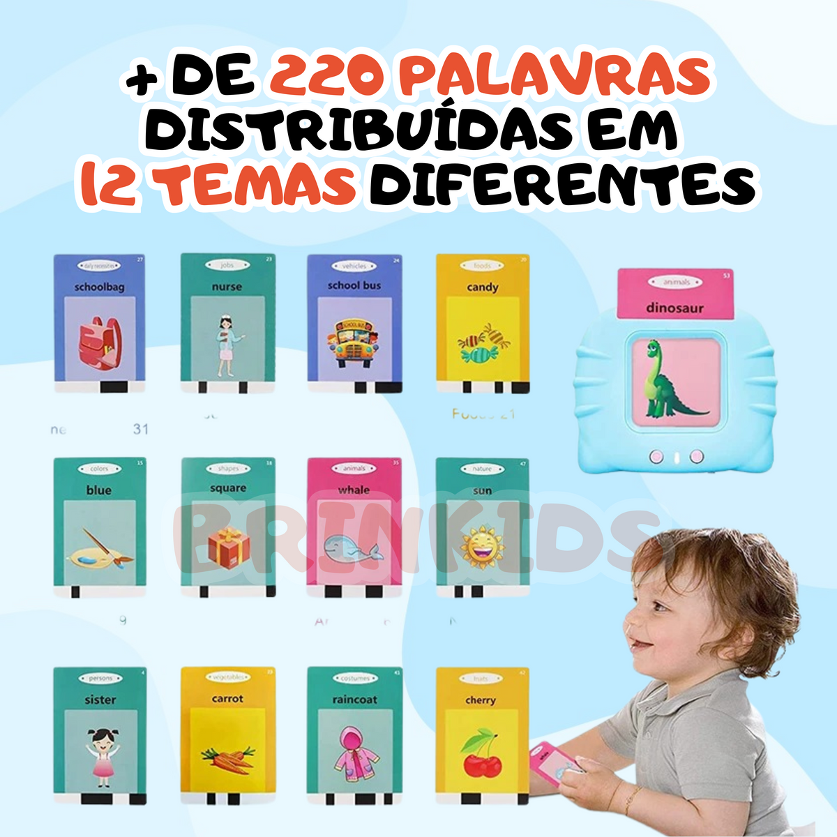 Fale Inglês Brinkids – Brinquedo Educativo para Aprender Inglês