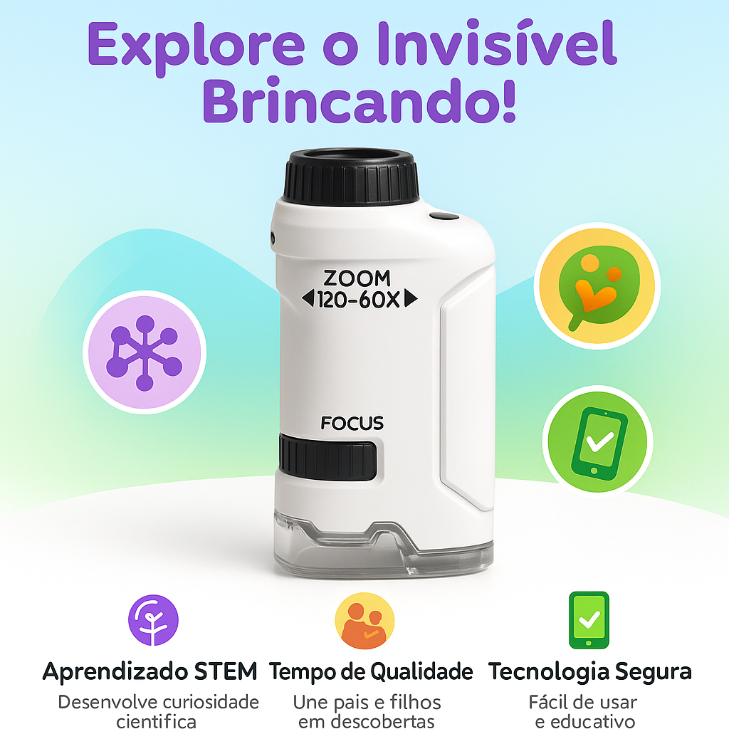 Telescópio Infantil – Mini Telescópio Educativo para Crianças