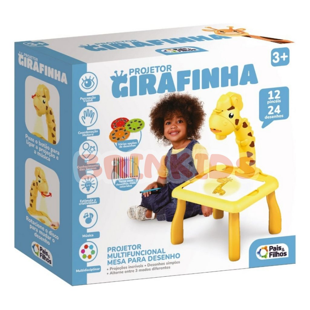 Mesa Mágica Lousa Infantil com Canetinhas – Brinquedo de Desenho