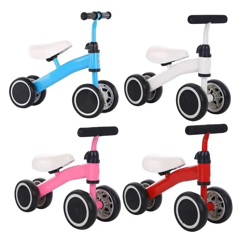 Bicicleta de Equilíbrio Infantil 4 Rodas – Baby Balance Bike 12‑36 meses