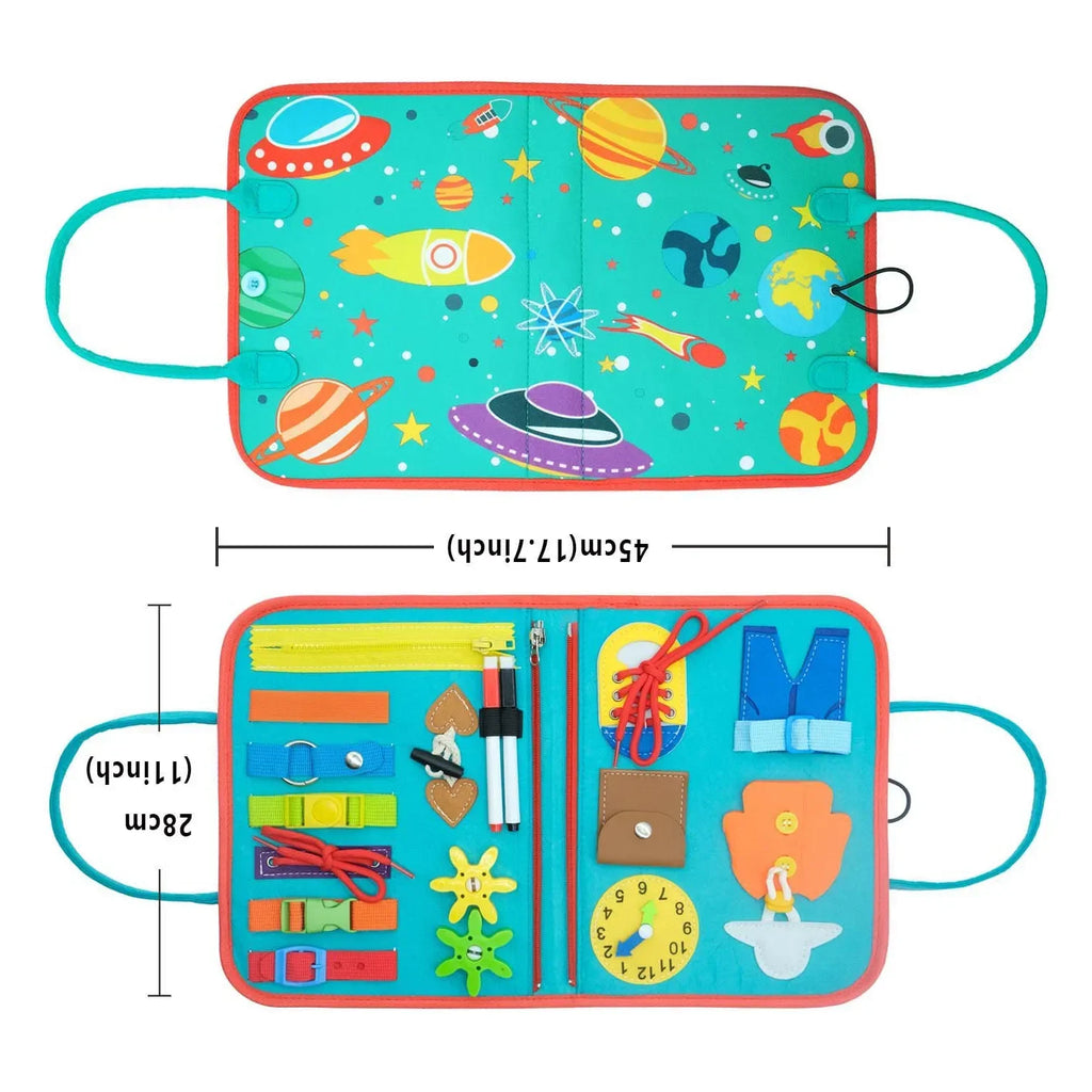Maleta Sensorial Montessori Infantil – Atividades Educativas Portátil