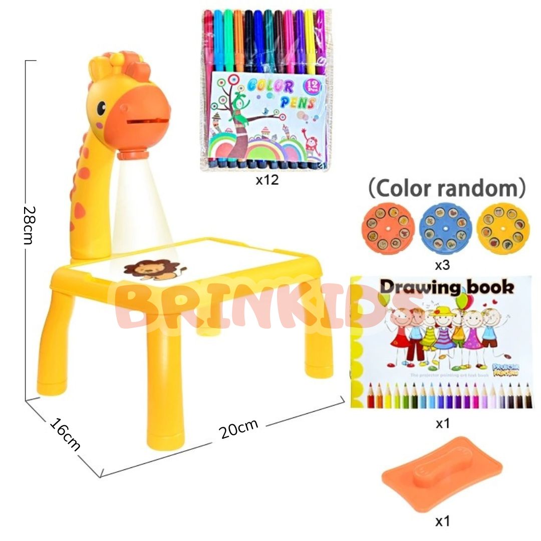 Mesa Mágica Lousa Infantil com Canetinhas – Brinquedo de Desenho