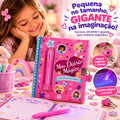 Diário Secreto Infantil com Cadeado e Caneta de Tinta Invisível