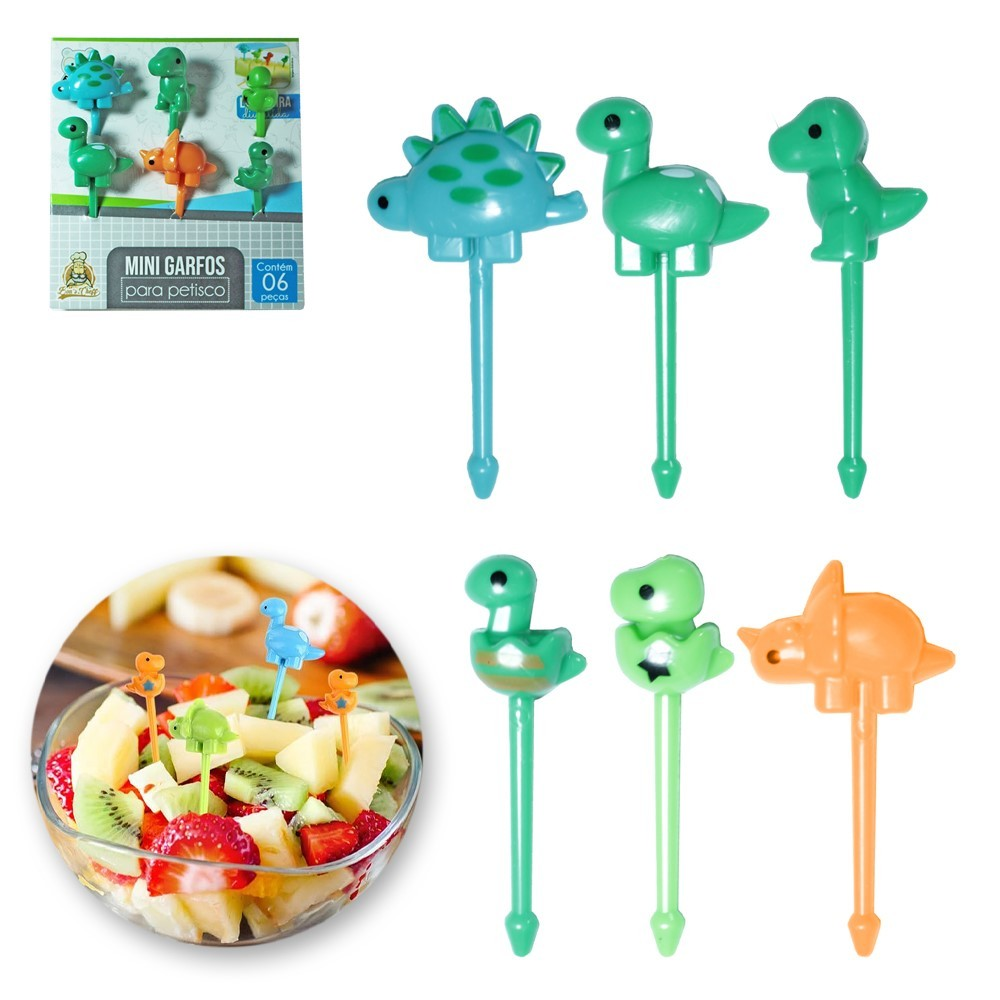 Mini Palitinhos/Garfinhos Coloridos para Crianças
