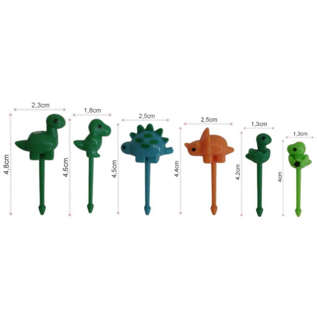 Mini Palitinhos/Garfinhos Coloridos para Crianças