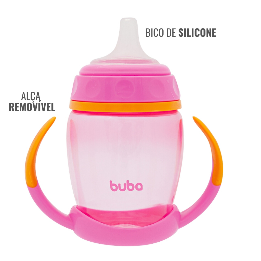 Copo de Treinamento com Bico de Silicone Buba