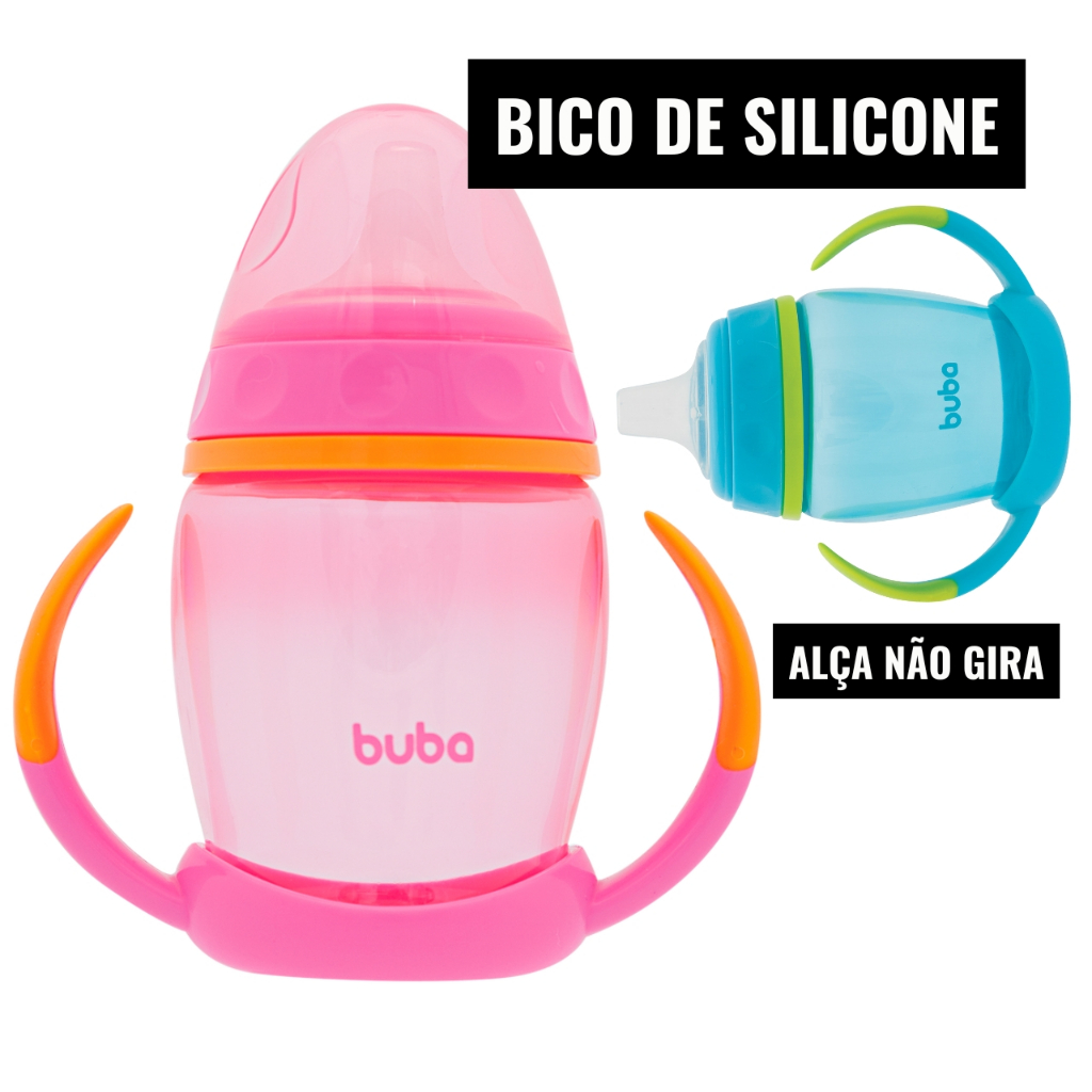 Copo de Treinamento com Bico de Silicone Buba
