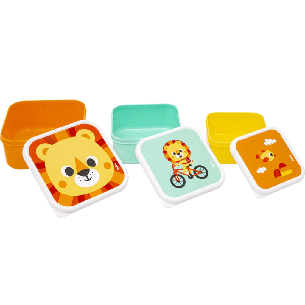 Kit 3 Potes para Comida Infantil