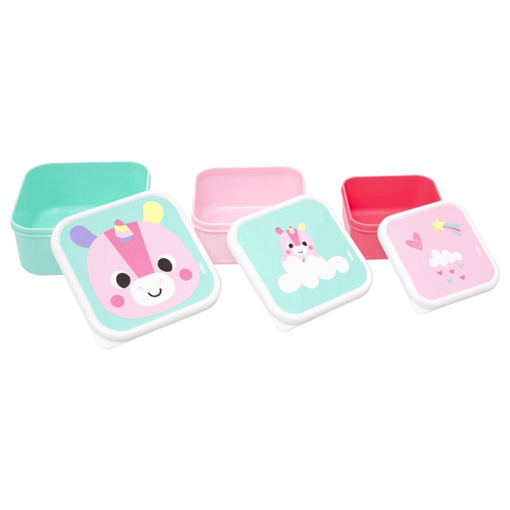 Kit 3 Potes para Comida Infantil