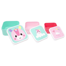 Kit 3 Potes para Comida Infantil