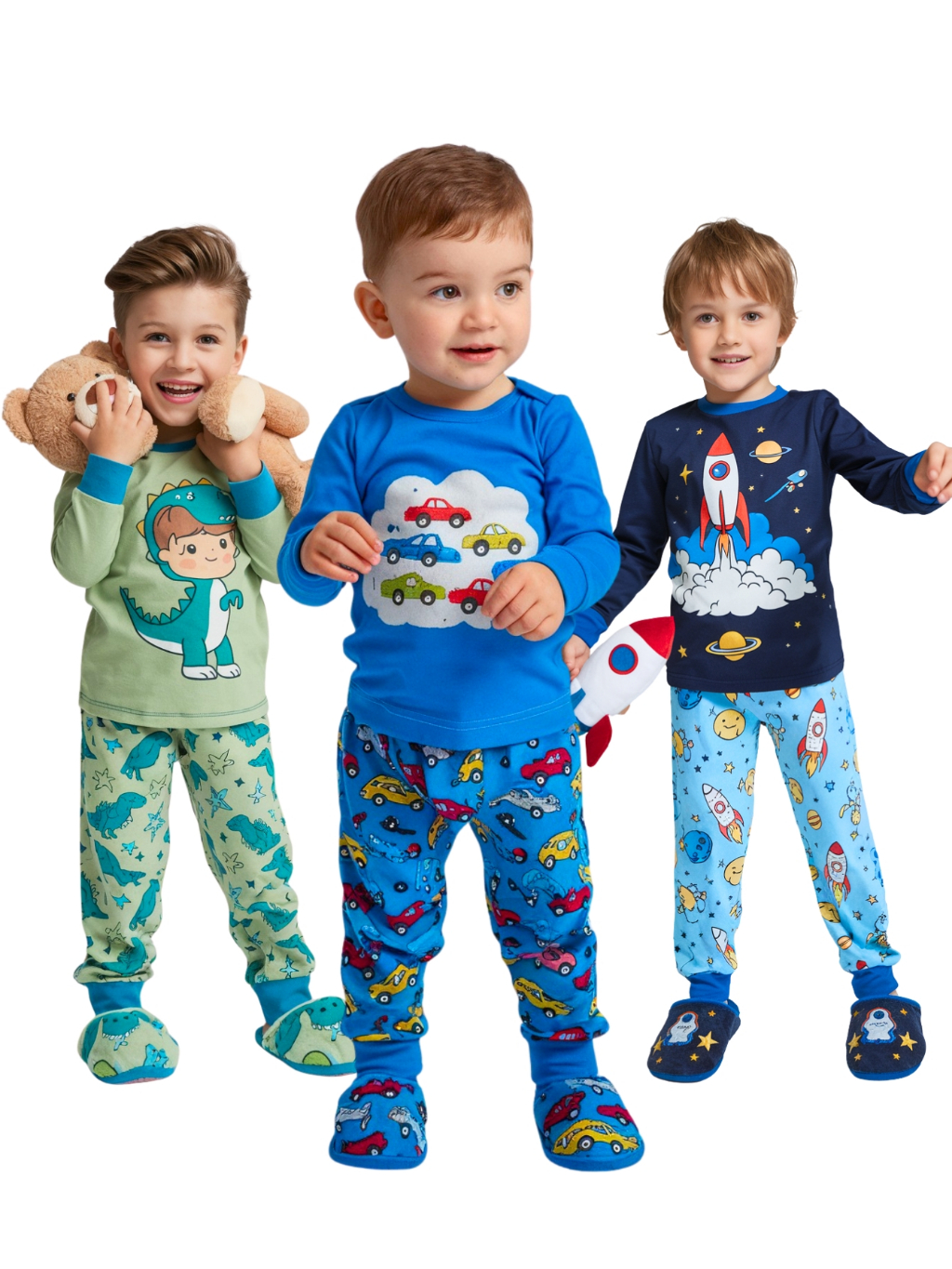 Kit Pijama Infantil Masculino 4 Peças