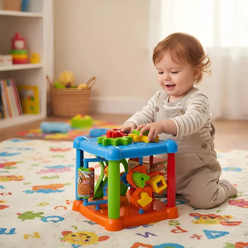 Blocos de Montar Infantil com Letras – Brinquedo Educativo de Encaixe