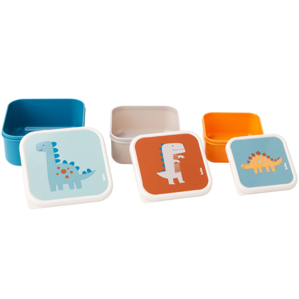 Kit 3 Potes para Comida Infantil