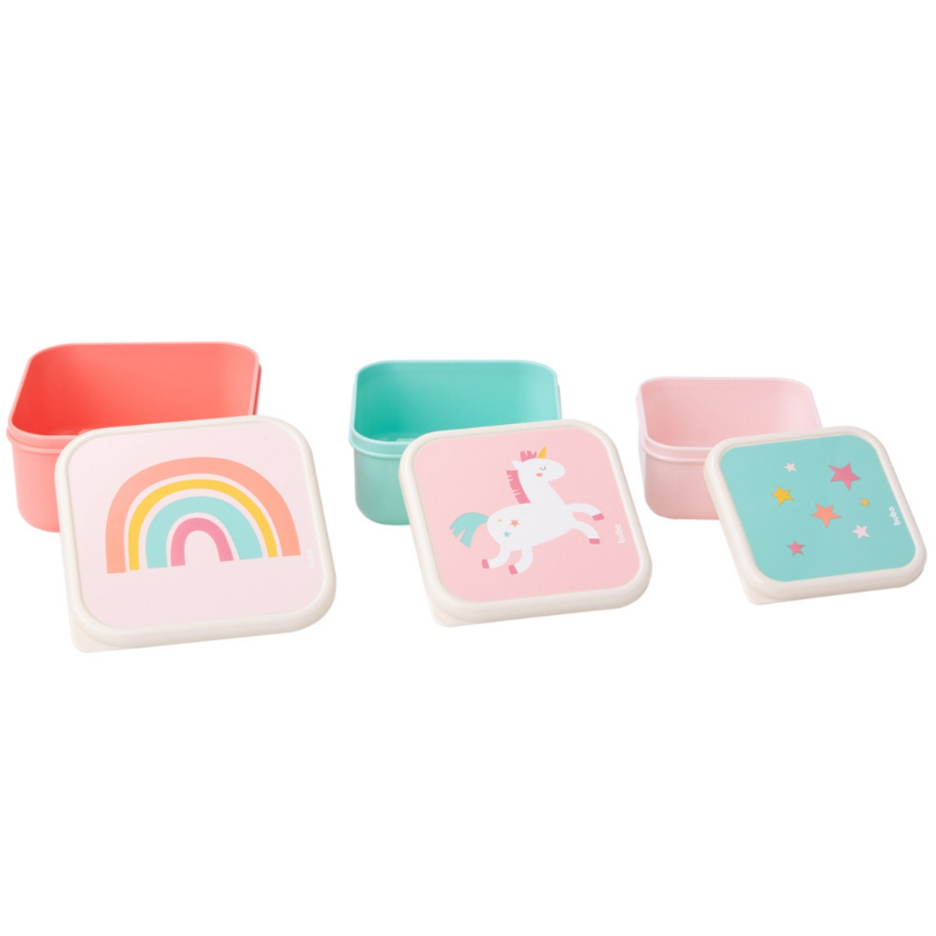 Kit 3 Potes para Comida Infantil