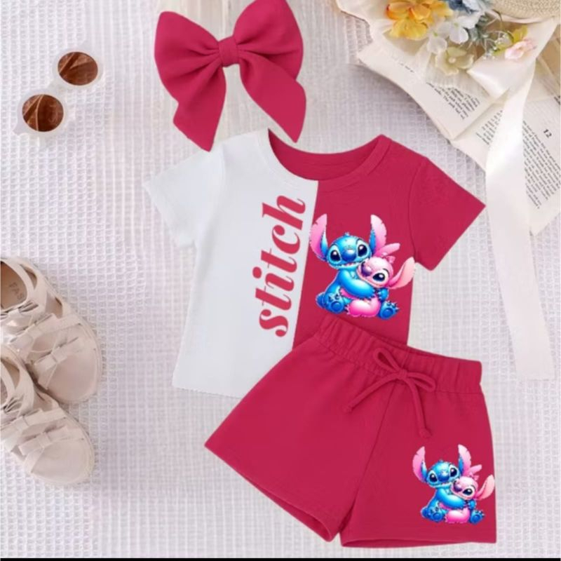 Conjunto Infantil Moletinho Stitch
