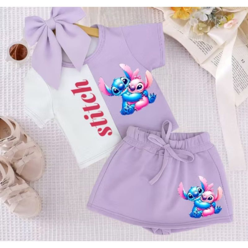 Conjunto Infantil Moletinho Stitch