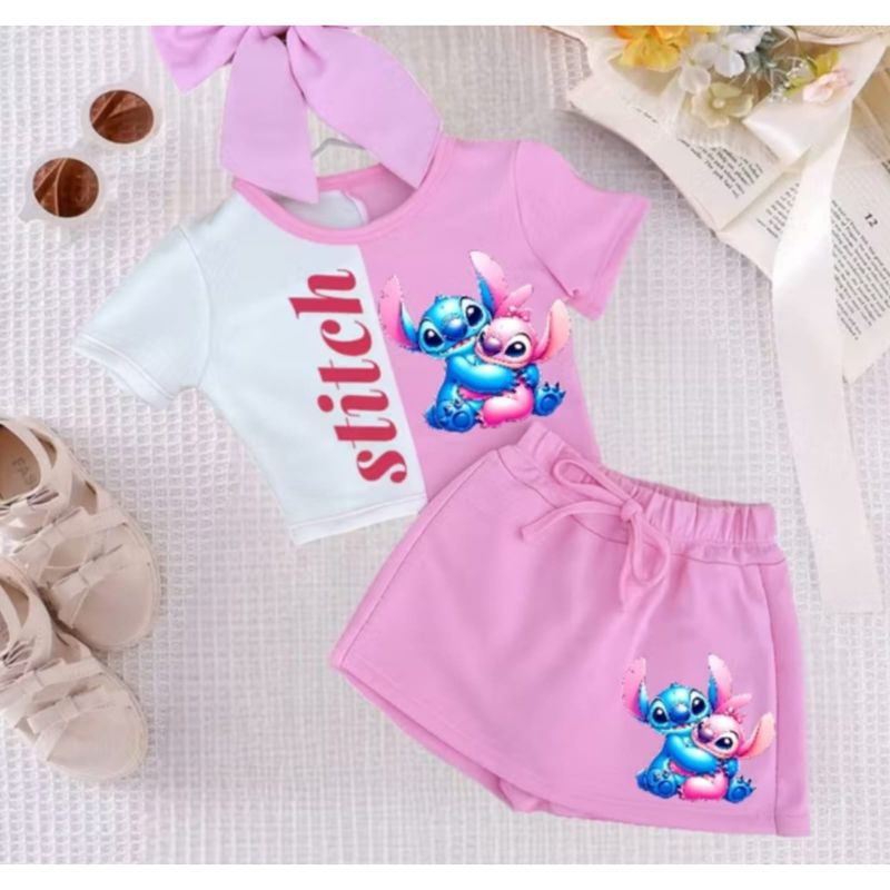 Conjunto Infantil Moletinho Stitch