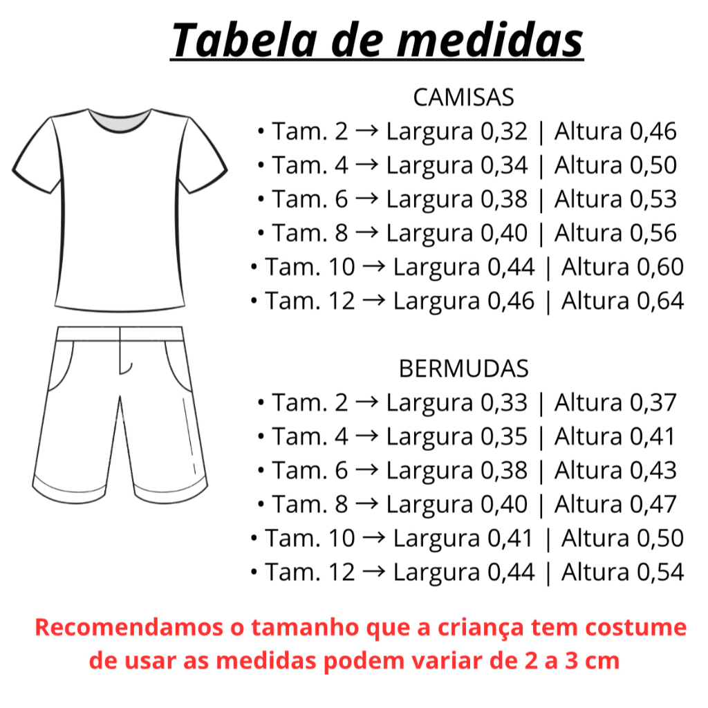 Conjunto Infantil Masculino Verão
