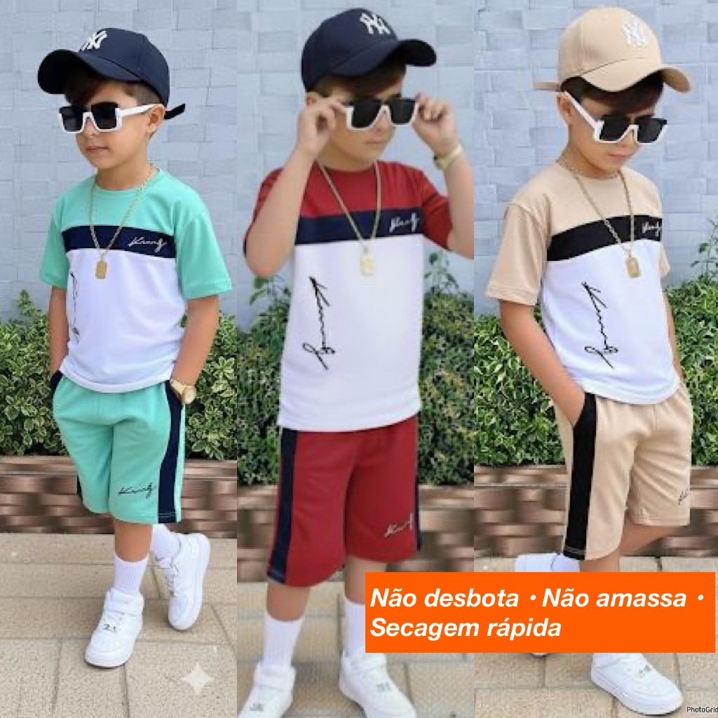 Conjunto Infantil Masculino Verão