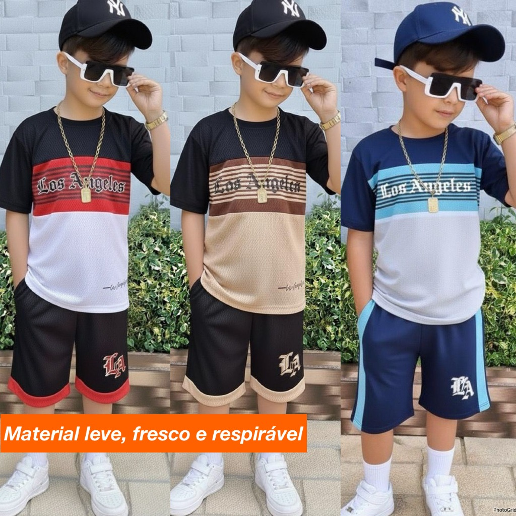 Conjunto Infantil Masculino Verão
