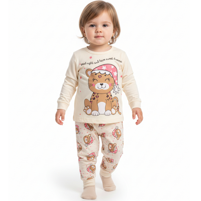 Conjunto Pijama Infantil 100% Algodão