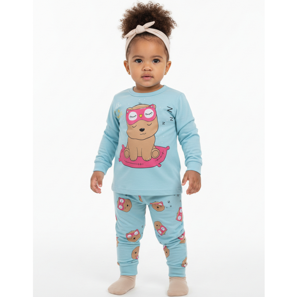 Conjunto Pijama Infantil 100% Algodão