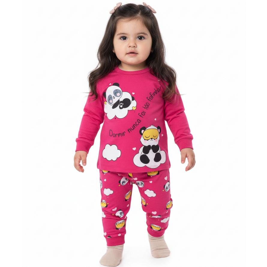 Conjunto Pijama Infantil 100% Algodão