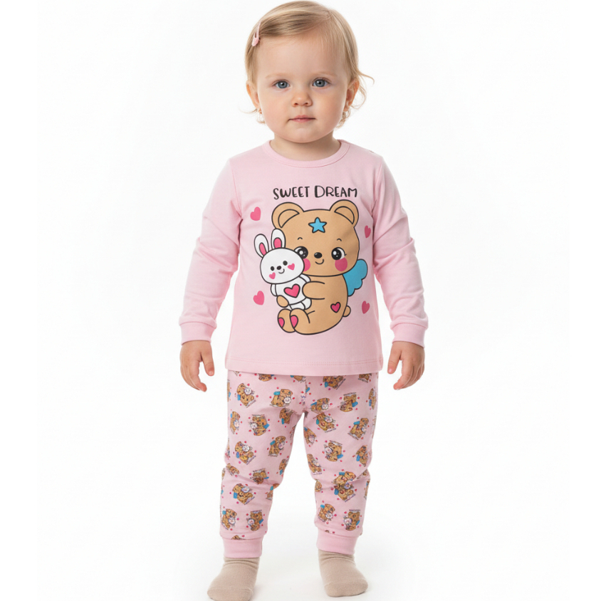 Conjunto Pijama Infantil 100% Algodão