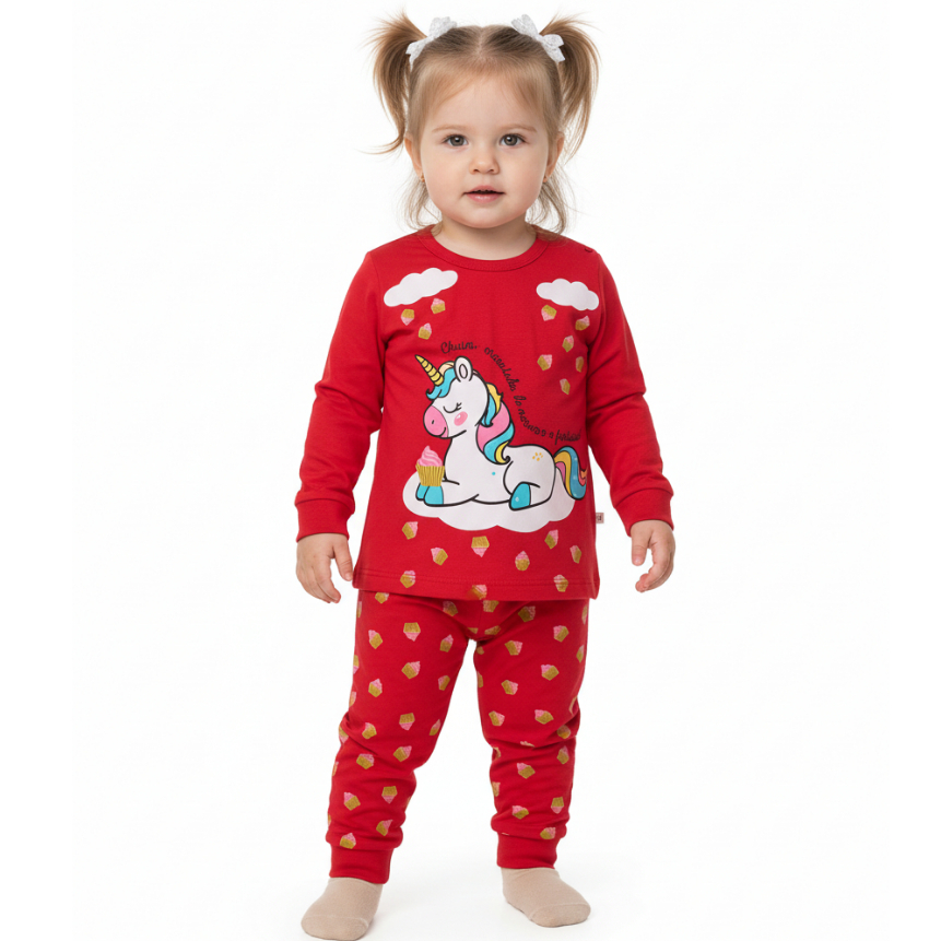 Conjunto Pijama Infantil 100% Algodão