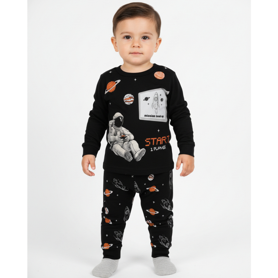 Pijama Bebe Menino Manga Longa