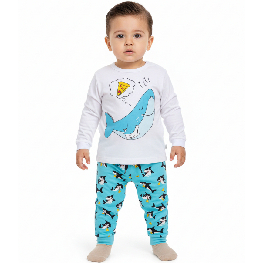 Pijama Bebe Menino Manga Longa