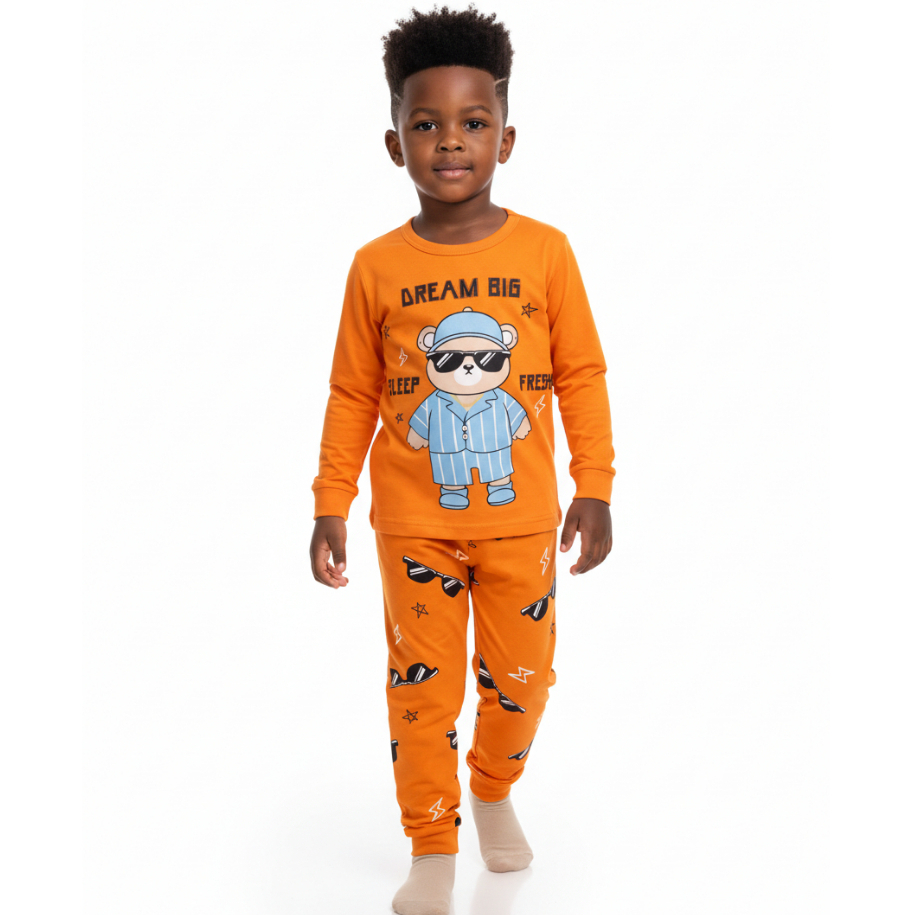 Pijama Infantil Masculino Manga Longa com Calça