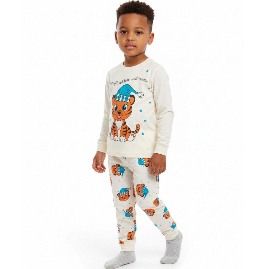 Pijama Infantil Masculino Manga Longa com Calça