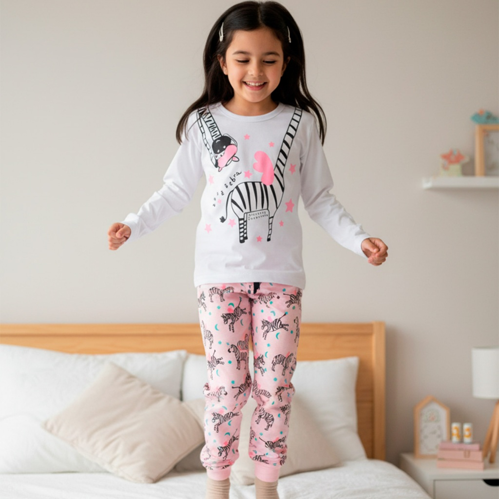 Conjunto Pijama Infantil 100% Algodão