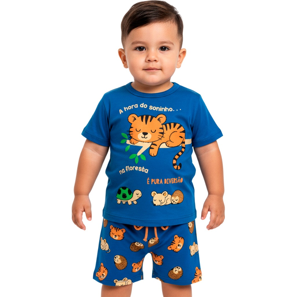 Pijama Infantil Masculino Verão
