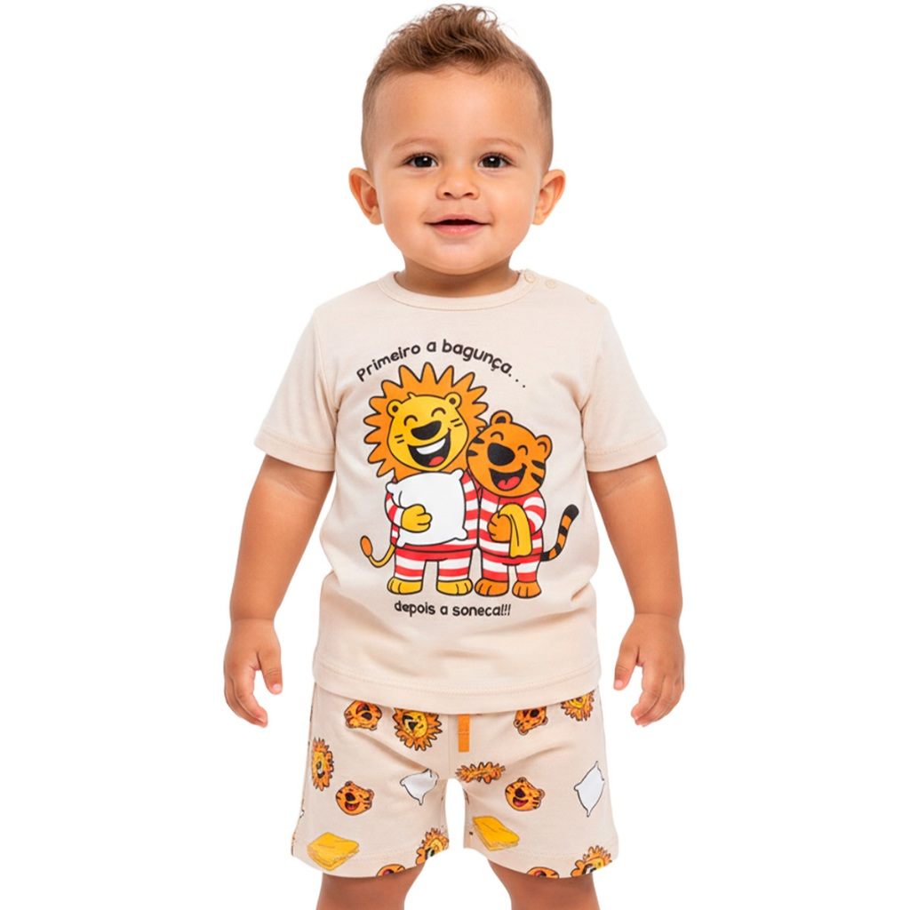 Pijama Infantil Masculino Verão