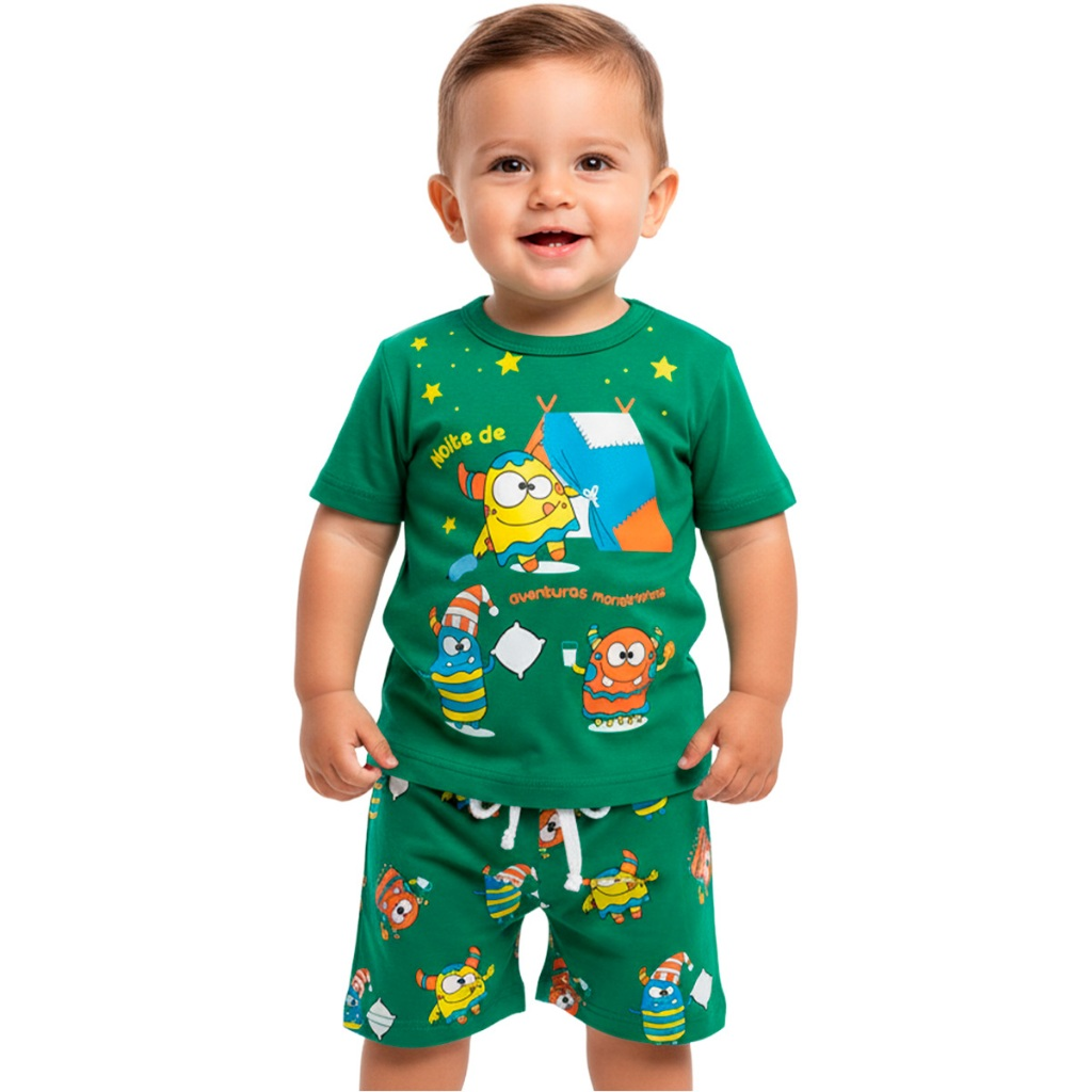 Pijama Infantil Masculino Verão