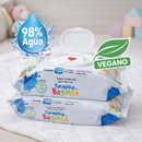 Kit com 5 Pacotes de Lenços Umedecidos C/ Tampa Flip Top
