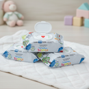 Kit com 5 Pacotes de Lenços Umedecidos C/ Tampa Flip Top