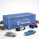 Kit 48 Carrinhos de Metal de Fricção com Maleta Container e Pista