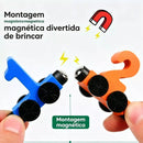 Trem Magnético de Madeira com Números – Brinquedo Montessori