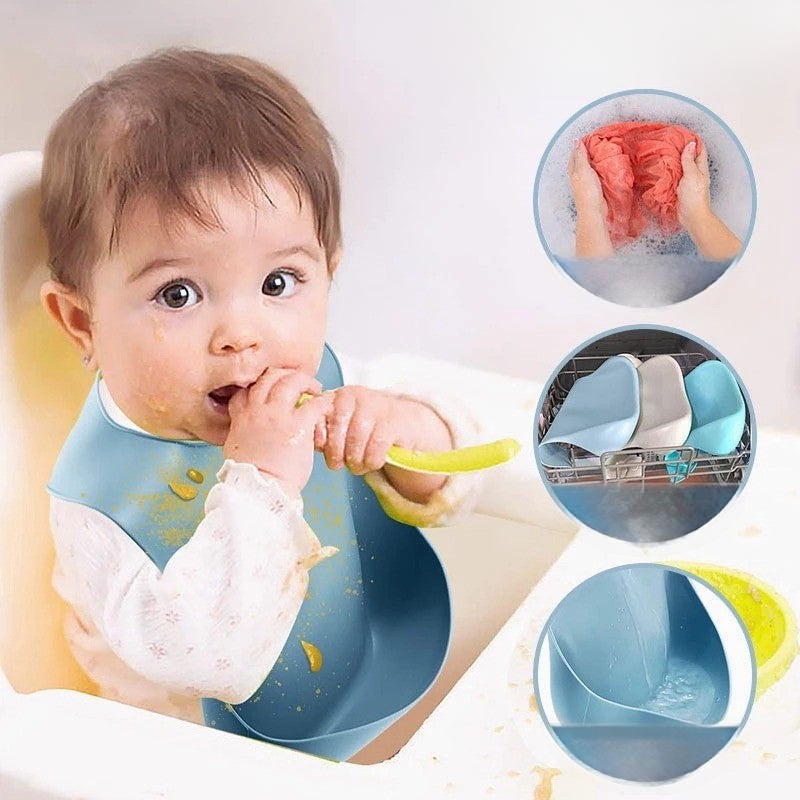 Conjunto de Alimentação em Silicone para Bebês