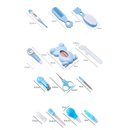 Conjunto Completo de Produtos de Cuidado para Bebês