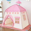 Barraca Infantil Castelo Casinha de Brincar com Janelas – Rosa ou Azul