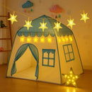 Barraca Infantil Castelo Casinha de Brincar com Janelas – Rosa ou Azul